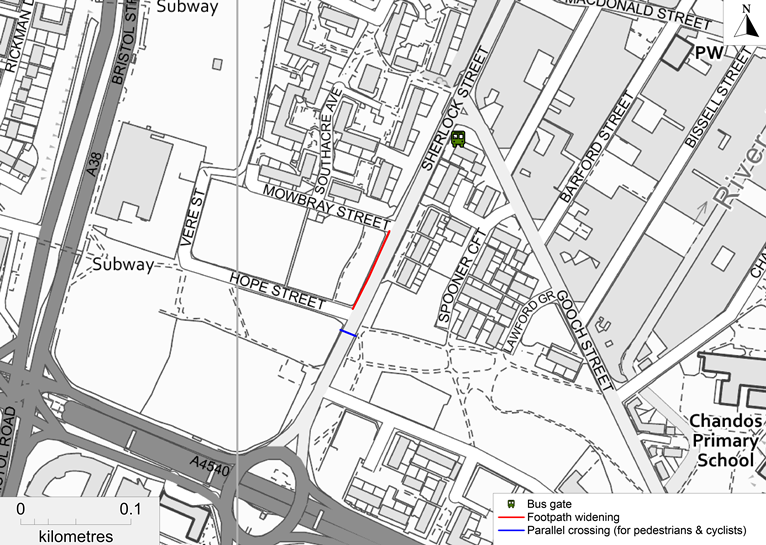 Map of Sherlock Street