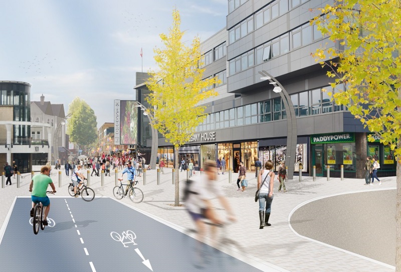 Proposed view from Hurst Street